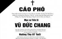 Mục Sư Vũ Đức Chang Về Nước Chúa