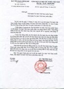 Ban Tôn Giáo Phúc Đáp Về Văn Thư Đại Hội Đồng Thống Nhất Giáo Hội Hai Miền
