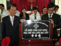 Lễ Khởi Công Xây Dựng Nhà Thờ Tin Lành Bạc Liêu