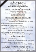 Mục Sư Trần Hữu Phước Về Nước Chúa