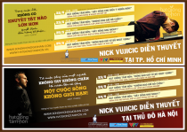 Lịch Truyền Hình Trực Tiếp Các Buổi Diễn Thuyết Của Nick Tại Việt Nam