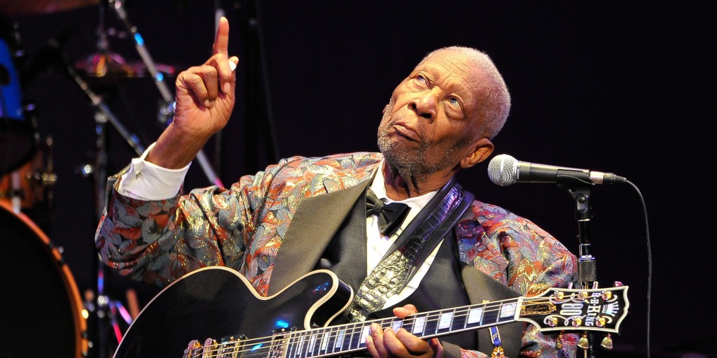 Huyền thoại âm nhạc BB King.