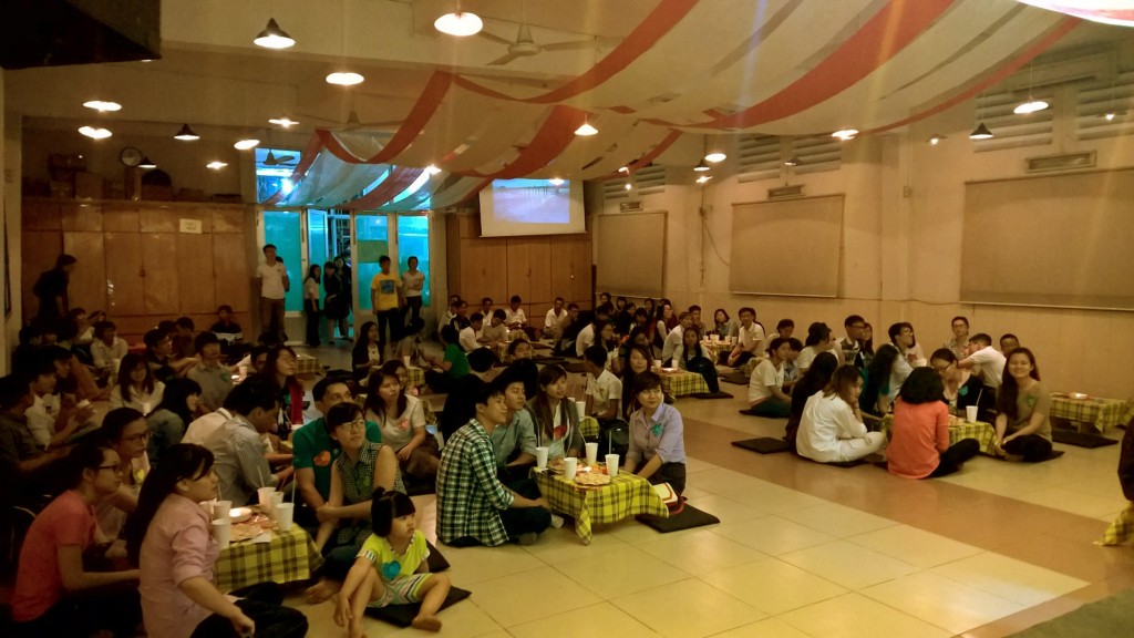 Quang cảnh buổi truyền giảng