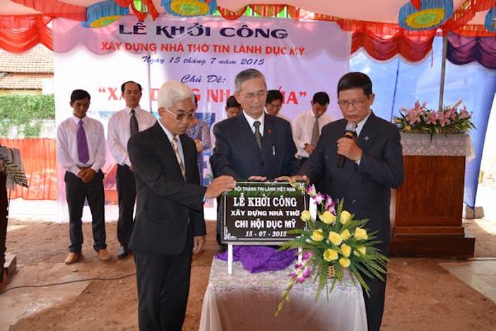 Lễ Khởi Công Xây Dựng Nhà Thờ Tin Lành Dục Mỹ - Tỉnh Khánh Hoà