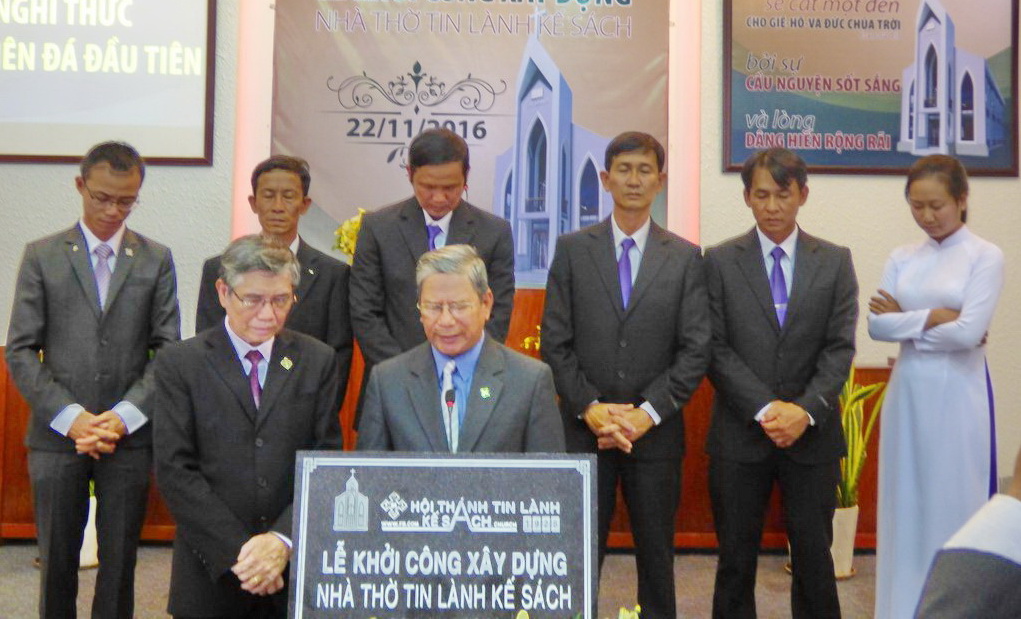Lễ Đặt Viên Đá Khởi Công Xây Dựng Nhà Thờ Tin Lành Kế Sách - Tỉnh Sóc Trăng