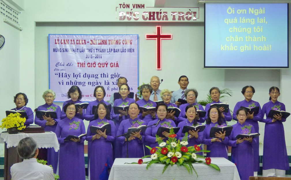 Lễ Cảm Tạ Chúa Kỷ Niệm Một Năm Thành Lập Ban Lão Niên HTTL An Phú - TP. Cần Thơ
