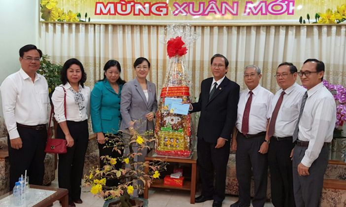 Ban Chỉ Đạo Tây Nguyên, Thành Uỷ TP.HCM Chúc Tết Tổng Liên Hội