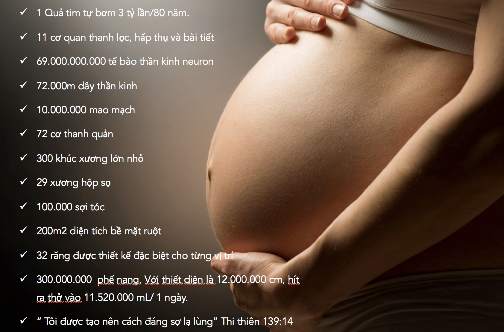 CHÚA TẠO NÊN TÔI CÁCH ĐÁNG SỢ LẠ LÙNG.