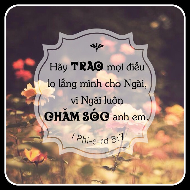 Hãy Trao Mọi Điều Lo Lắng Cho Ngài Và Hãy Cho Phép Bản Thân Nghỉ Ngơi