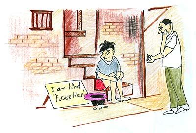 Một Cậu Bé Mù Nhờ Giúp Đỡ, Nhưng Có Ai Không?