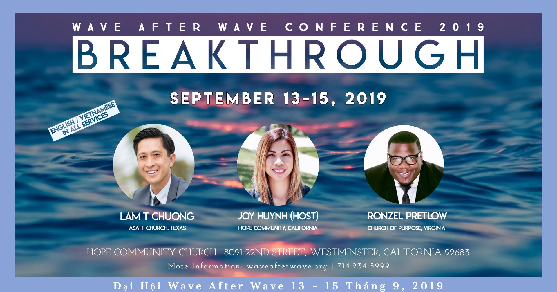 Đăng Ký Tham Dự Đại Hội WAVE AFTER WAVE 2019