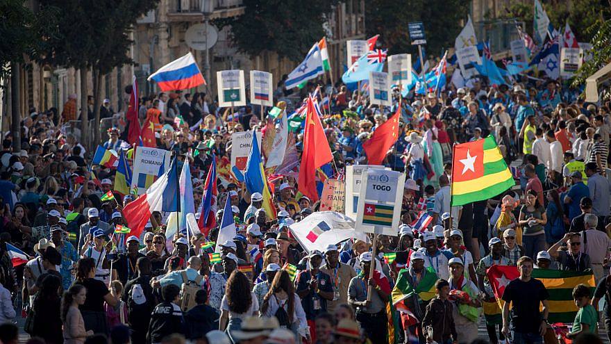 5000 Cơ Đốc Nhân Thể Hiện Sự Ủng Hộ Của Họ Đối Với Israel Tại Cuộc Diễu Hành Sukkot Lần Thứ 64 Ở Jerusalem.