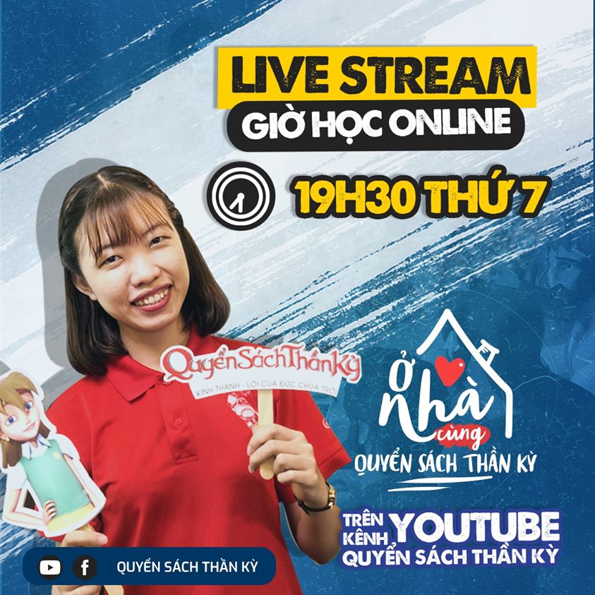 Thông báo: Live Stream Giờ Học Online Quyển Sách Thần Kỳ