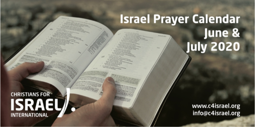 Lịch Cầu Nguyện Cho Israel Tháng 7 - 2020