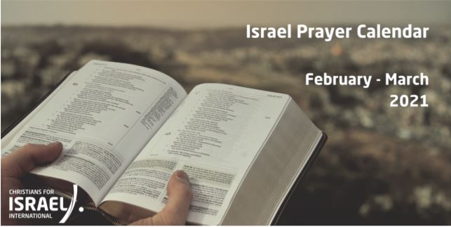 LỊCH CẦU NGUYỆN CHO ISRAEL THÁNG 3/2021