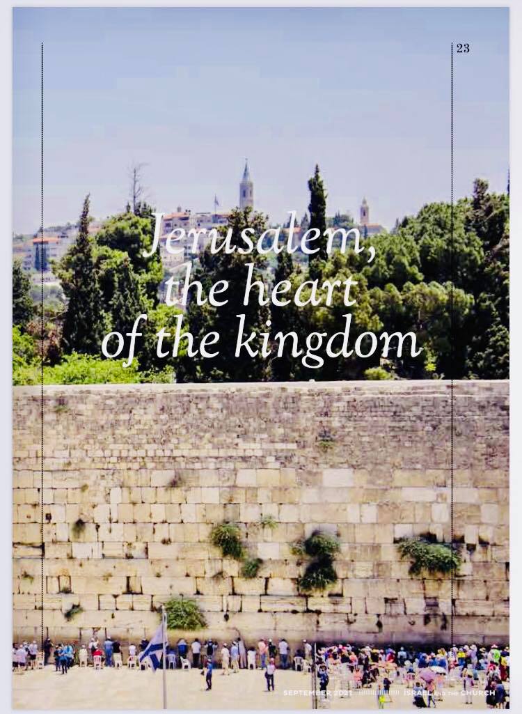 JERUSALEM, TRỌNG TÂM CỦA NƯỚC TRỜI