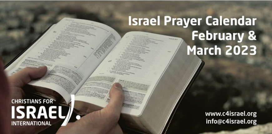 Lịch Cầu Nguyện Cho Israel Tháng 3/2023