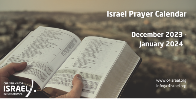 LỊCH CẦU NGUYỆN CHO ISRAEL THÁNG 1/2024