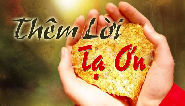 LỜI TẠ ƠN