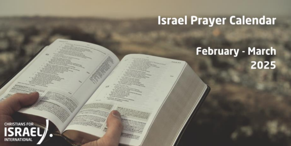 LỊCH CẦU NGUYỆN CHO ISRAEL THÁNG 3/2025