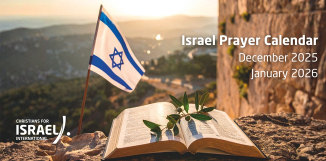 LỊCH CẦU NGUYỆN CHO ISRAEL THÁNG 12/2025