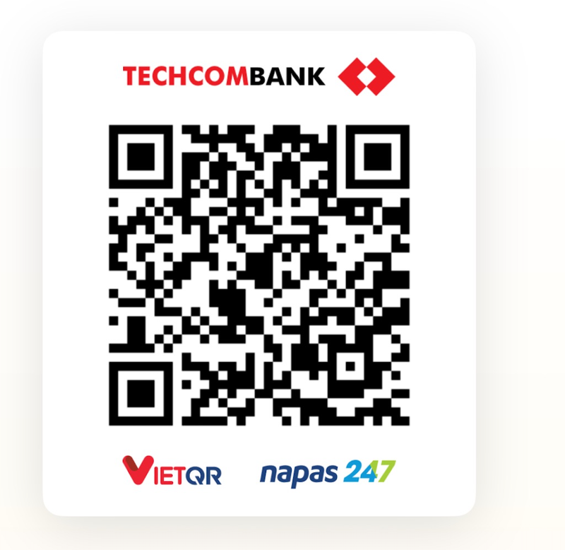 Mã VietQR dâng hiến HOITHANH.COM – Techcombank 19121050034014