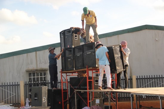 &Acirc;m thanh đang được bố tr&iacute; 