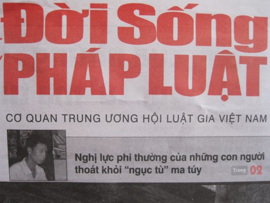 Báo Đời Sống và Pháo Luật đã đưa tin về cuộc đời của anh Lê Minh Phương 