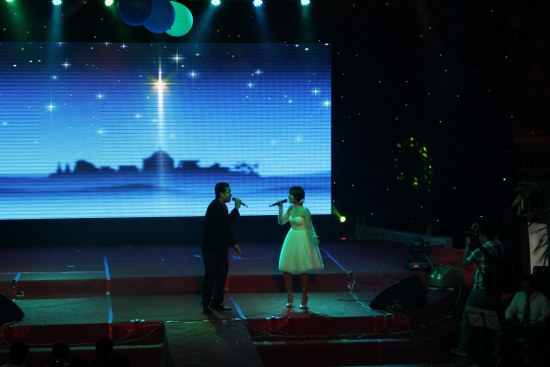 Thi&ecirc;n Bảo - Kim Nguy&ecirc;n với b&agrave;i h&aacute;t "Mary Hạ Sinh B&eacute; Trai"