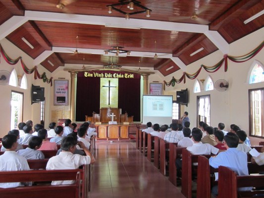 Quang cảnh kh&oacute;a huấn luyện