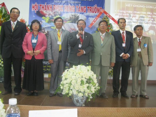 Ban chấp h&agrave;nh Gi&aacute;o Hội nhiệm kỳ 2012 - 2016