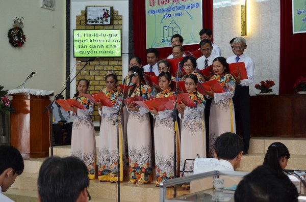 lễ cảm tạ, kỷ niệm 80 năm HT Quới Sơn, bến tre