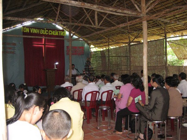 HỘI NH&Aacute;NH AN B&Igrave;NH MỪNG CH&Uacute;A GI&Aacute;NG SINH TRONG NG&Ocirc;I NH&Agrave; THỜ MỚI