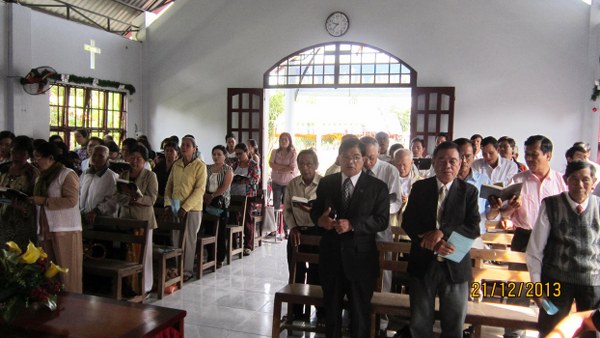 HỘI NH&Aacute;NH AN B&Igrave;NH MỪNG CH&Uacute;A GI&Aacute;NG SINH TRONG NG&Ocirc;I NH&Agrave; THỜ MỚI