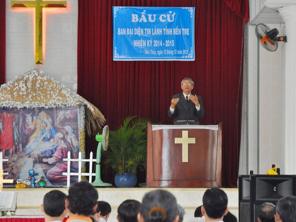 BẦU CỬ BAN ĐẠI DIỆN TIN L&Agrave;NH TỈNH BẾN TRE