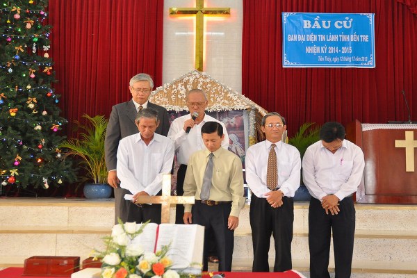 BẦU CỬ BAN ĐẠI DIỆN TIN L&Agrave;NH TỈNH BẾN TRE