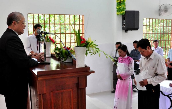 LỄ TH&Agrave;NH LẬP HAI ĐIỂM NH&Oacute;M TẠI B&Igrave;NH THUẬN