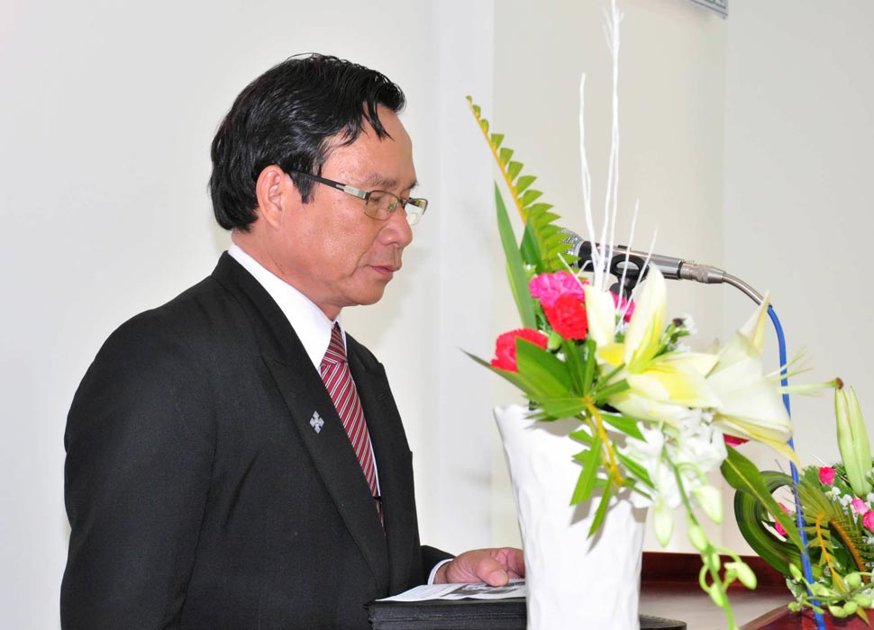 MS Lưu Ni&ecirc;m cầu nguyện khai lễ