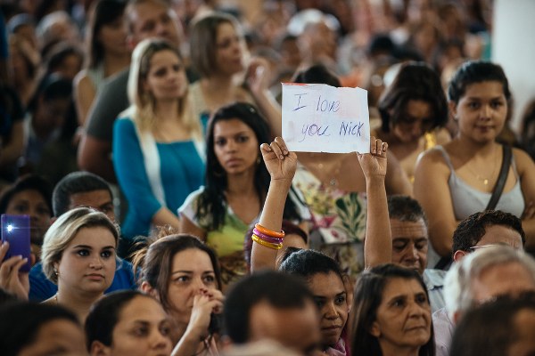 Nick vujicic world tour outreach brazil 2013