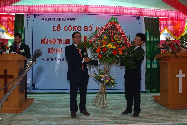 LỄ CÔNG BỐ RA MẮT ĐIỂM NHÓM TIN LÀNH BUÔN H’MA - ĐĂK LĂK.