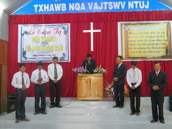 LỄ CẢM TẠ TẠI ĐIỂM NH&Oacute;M TIN L&Agrave;NH ĐĂK C&Uacute;C - ĐĂK N&Ocirc;NG