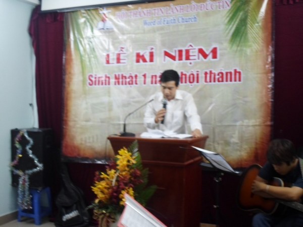 Lễ Cảm Tạ V&agrave; Kỉ Niệm Một Năm Th&agrave;nh Lập Hội Th&aacute;nh Lời Đức Tin Việt Nam