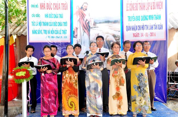B&Igrave;NH THUẬN: LỄ C&Ocirc;NG BỐ QUYẾT ĐỊNH TH&Agrave;NH LẬP V&Agrave; BỔ NHIỆM CHI HỘI T&Acirc;N XU&Acirc;N