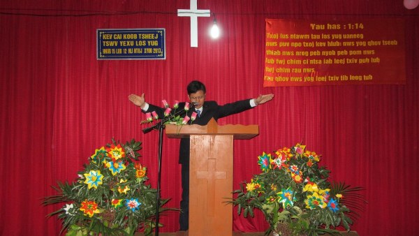 kh&ocirc;ng khí đón giáng sinh của các tín hữu H&rsquo;m&ocirc;ng tại tỉnh Bắc Kạn