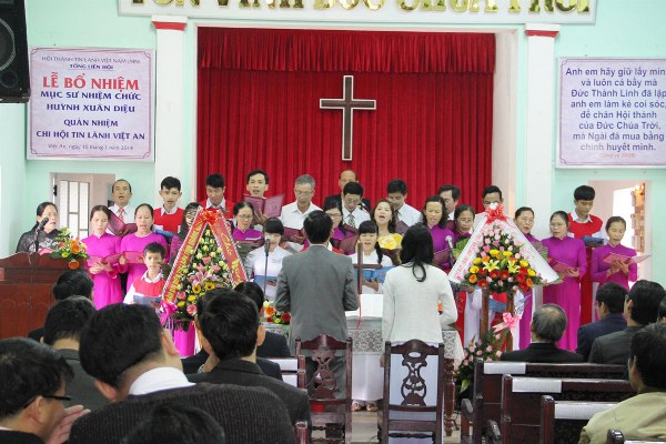 LỄ BỔ NHIỆM QUẢN NHIỆM TẠI HỘI TH&Aacute;NH VIỆT AN &ndash; QUẢNG NAM
