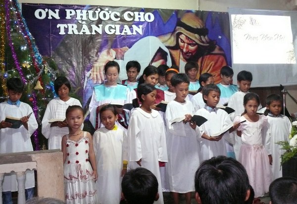 ĐIỂM NH&Oacute;M THUẬN H&Ograve;A &ndash; B&Igrave;NH THUẬN: M&Ugrave;A GI&Aacute;NG SINH TRONG PHƯỚC HẠNH