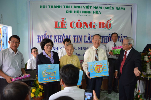 LỄ C&Ocirc;NG BỐ ĐIỂM NH&Oacute;M TIN L&Agrave;NH TH&Ocirc;N T&Acirc;Y, X&Atilde; NINH V&Acirc;N, TỈNH KH&Aacute;NH H&Ograve;A