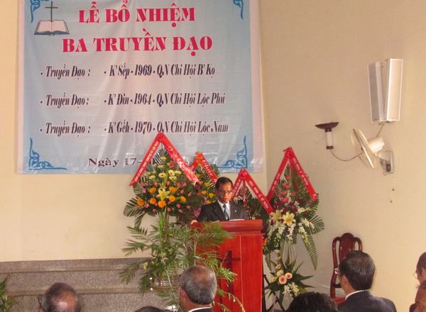 LỄ BỔ NHIỆM QUẢN NHIỆM CÁC CHI HỘI TẠI TỈNH LÂM ĐỒNG