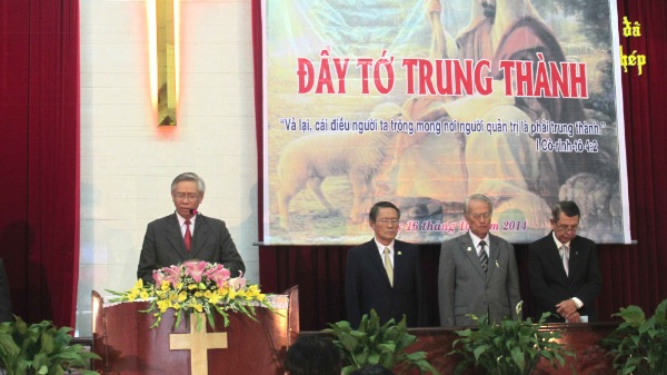 lễ tấn phong Mục sư cho MSNC Nguyễn Long Huấn