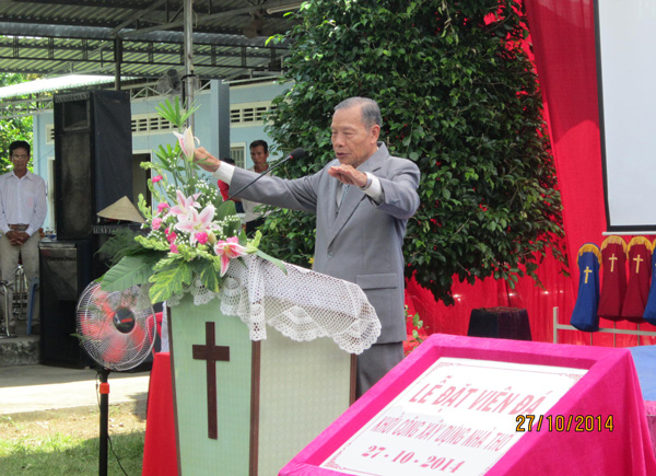 LỄ KHỞI C&Ocirc;NG X&Acirc;Y DỰNG NH&Agrave; THỜ TIN L&Agrave;NH TR&Agrave; &Ocirc;N, VĨNH LONG